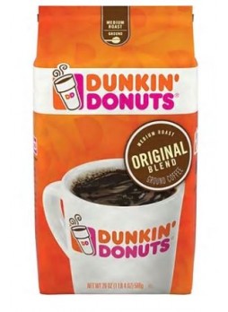 Dunkin' Donuts Original Blend Medium-Roast Ground Coffee, 20 Oz.
